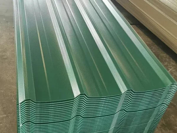Green blue corrugated Sheet - Image 2